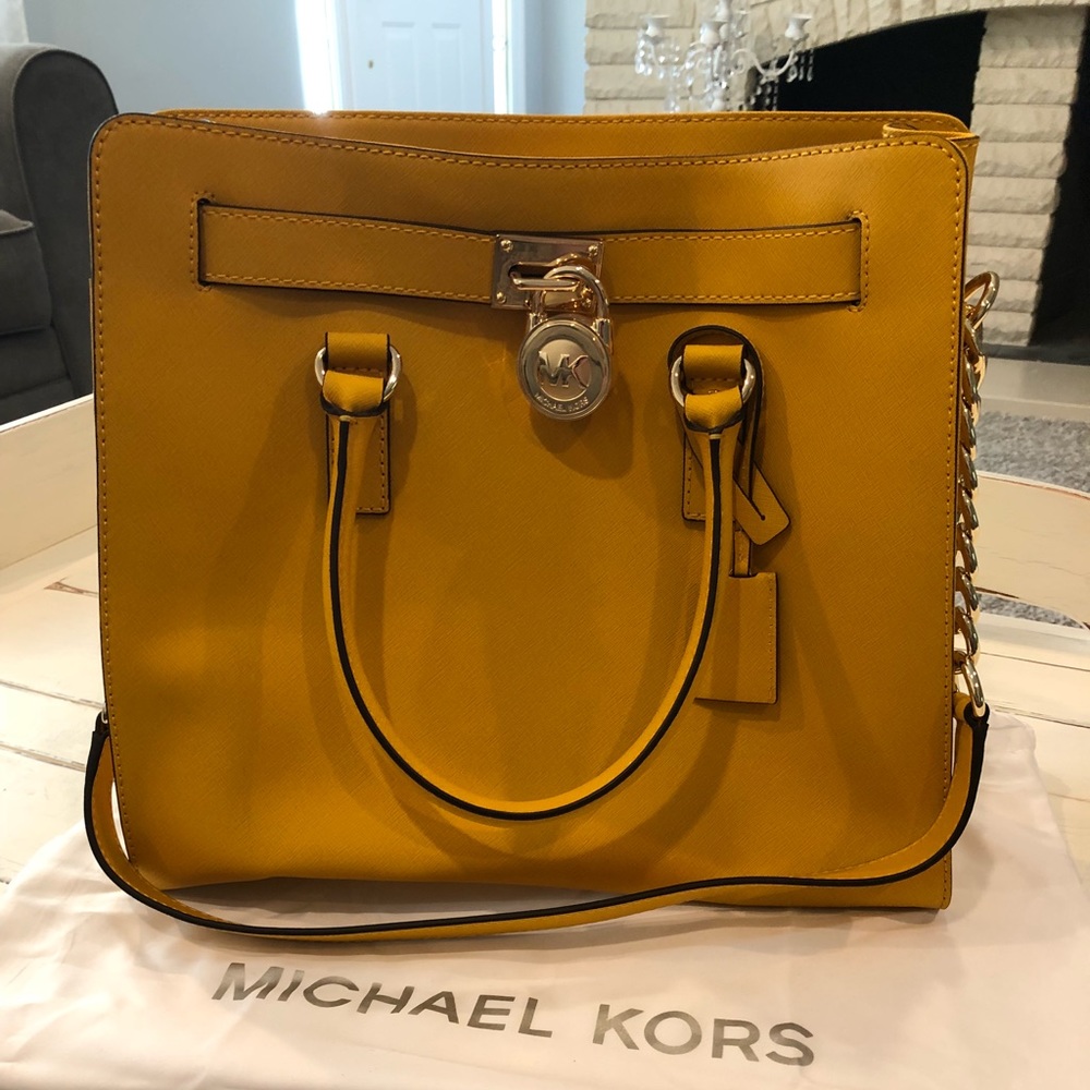 Michael Kors Mustard Yellow Handbag